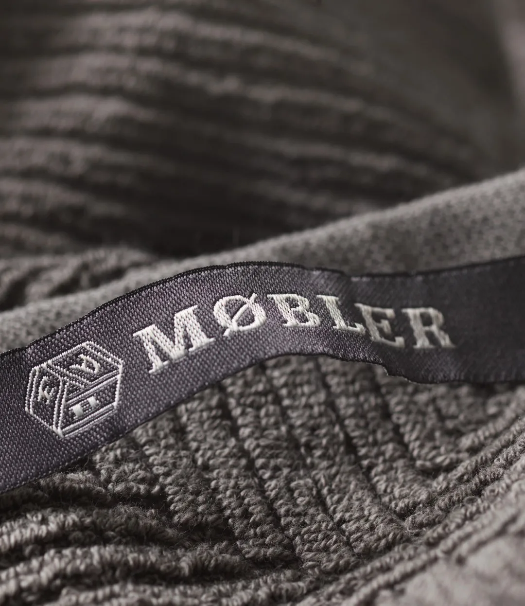 R33 Kirkeby handdoek 2-pack, Granite gray FDB Møbler