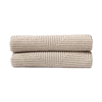 R33 Kirkeby handdoek 2-pack - Rainy day - FDB Møbler