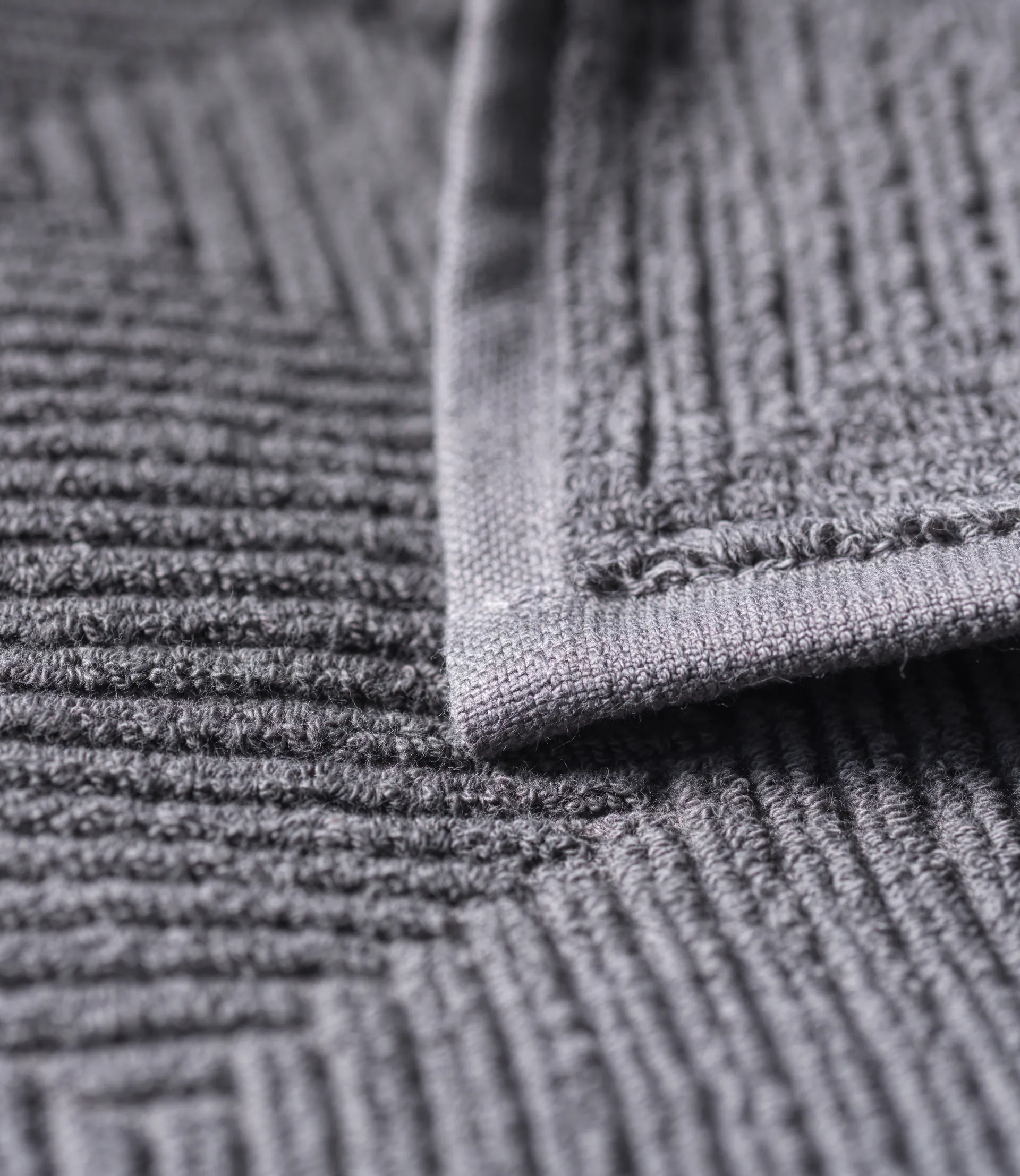 R33 Kirkeby handdoekenset 4-delig, Granite grey FDB Møbler