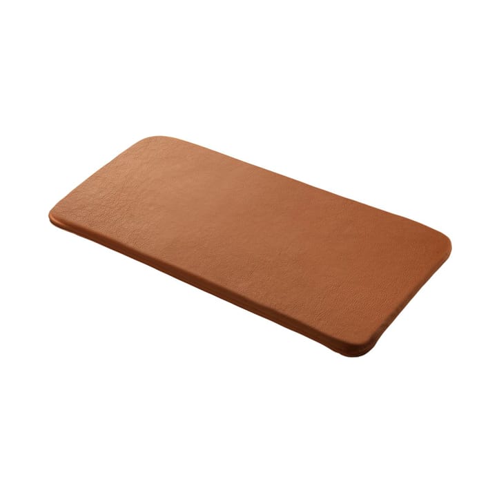 R6 Radius zitkussen 33x65 cm - Cognac leather - FDB Møbler