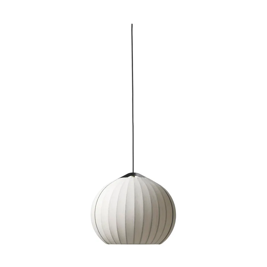 FDB Mobler U13 Hasmark hanglamp Beige-brass-black cord