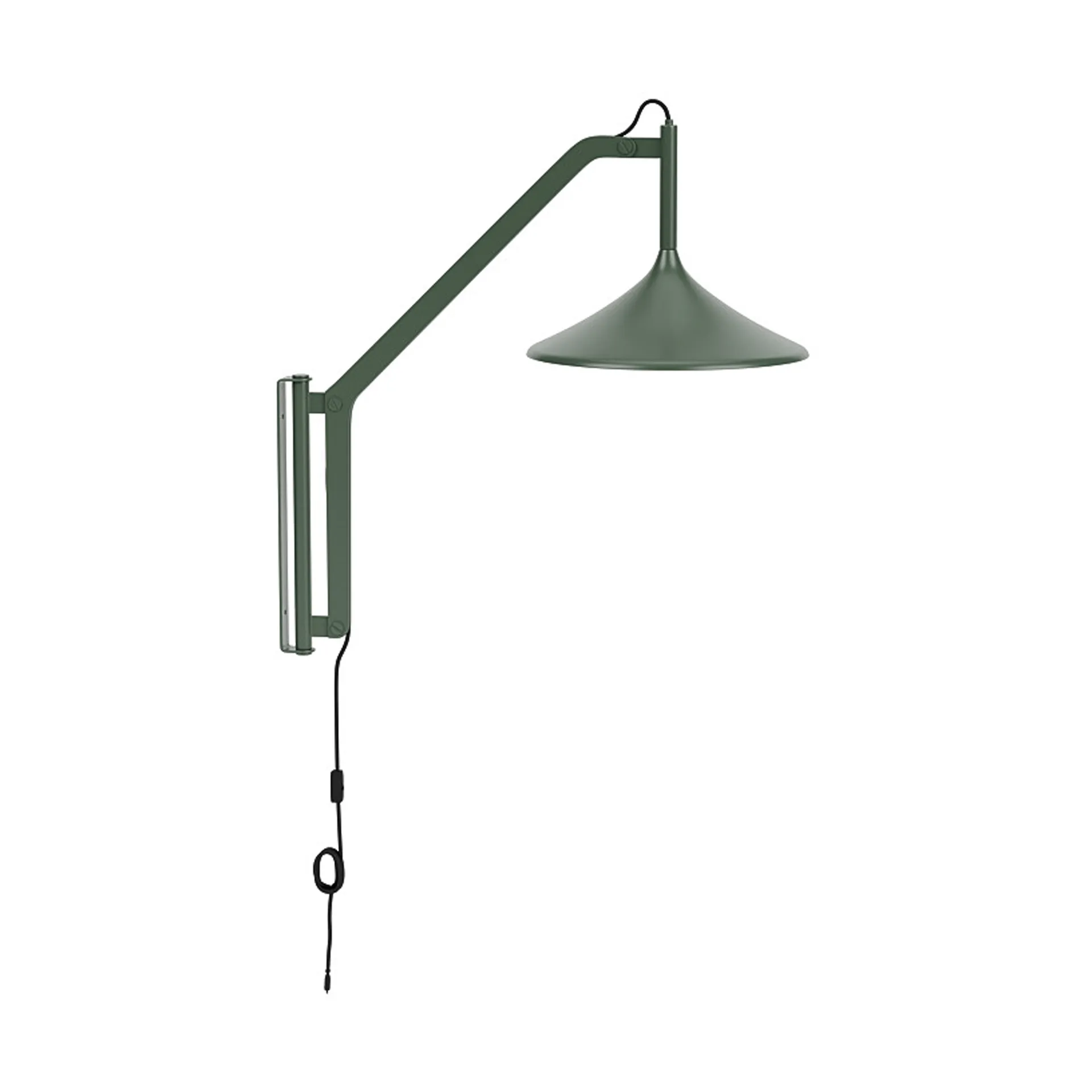 U18 Hasle wandlamp, Olijfgroen, 67,5 cm FDB Møbler
