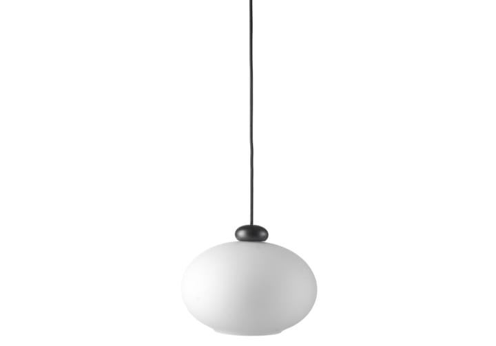 U2 Hiti hanglamp, Opal-oak black painted FDB Møbler