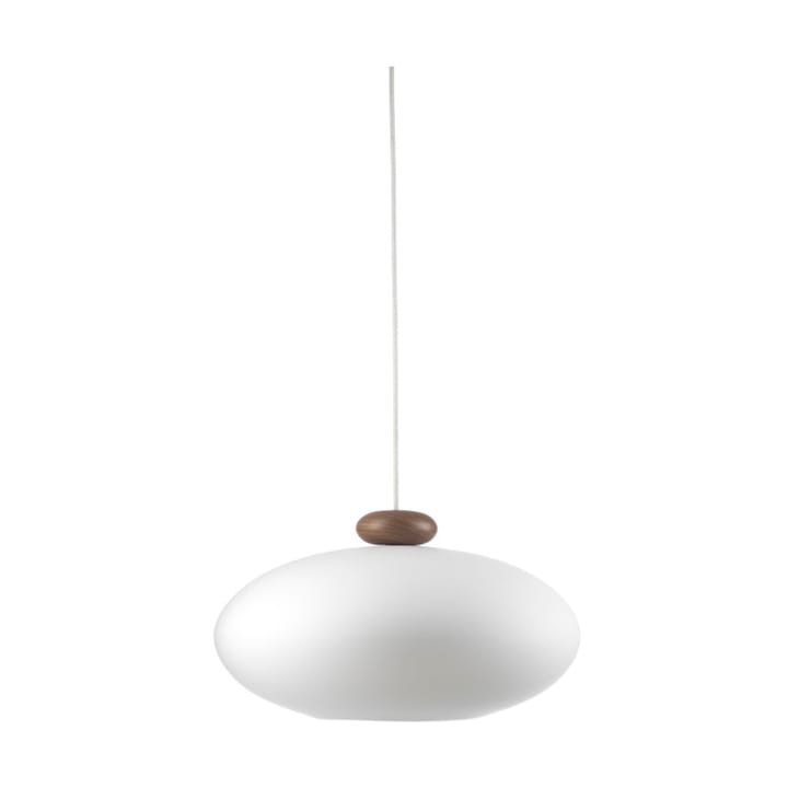 U3 Hiti hanglamp - Opal glass-walnut nature lacquered - FDB Møbler