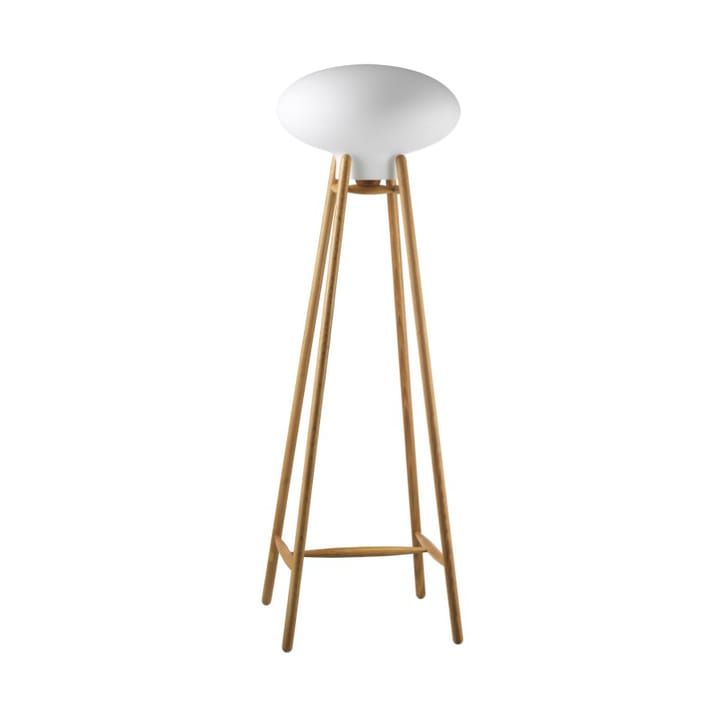 U5 Hiti vloerlamp - Opal glass-oak nature lacquered - FDB Møbler