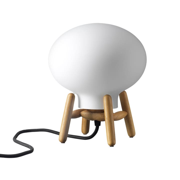 U6 Hiti Mini tafellamp - Opal glass-oak nature lacquered - FDB Møbler