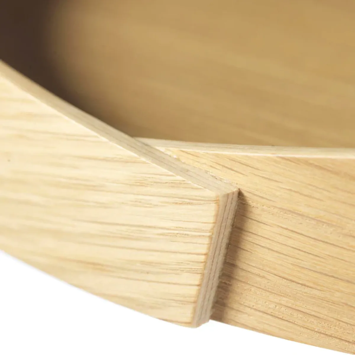 V43 Top dienblad Ø38 cm, Gelakt eiken FDB Møbler