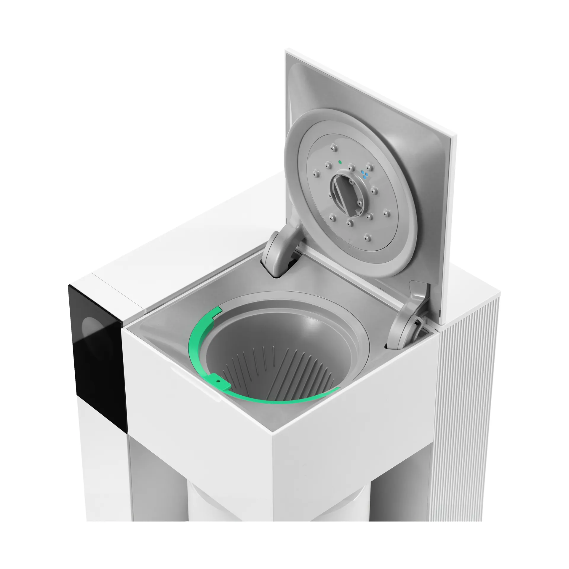 Aiden Precision koffiezetapparaat, Matte white Fellow