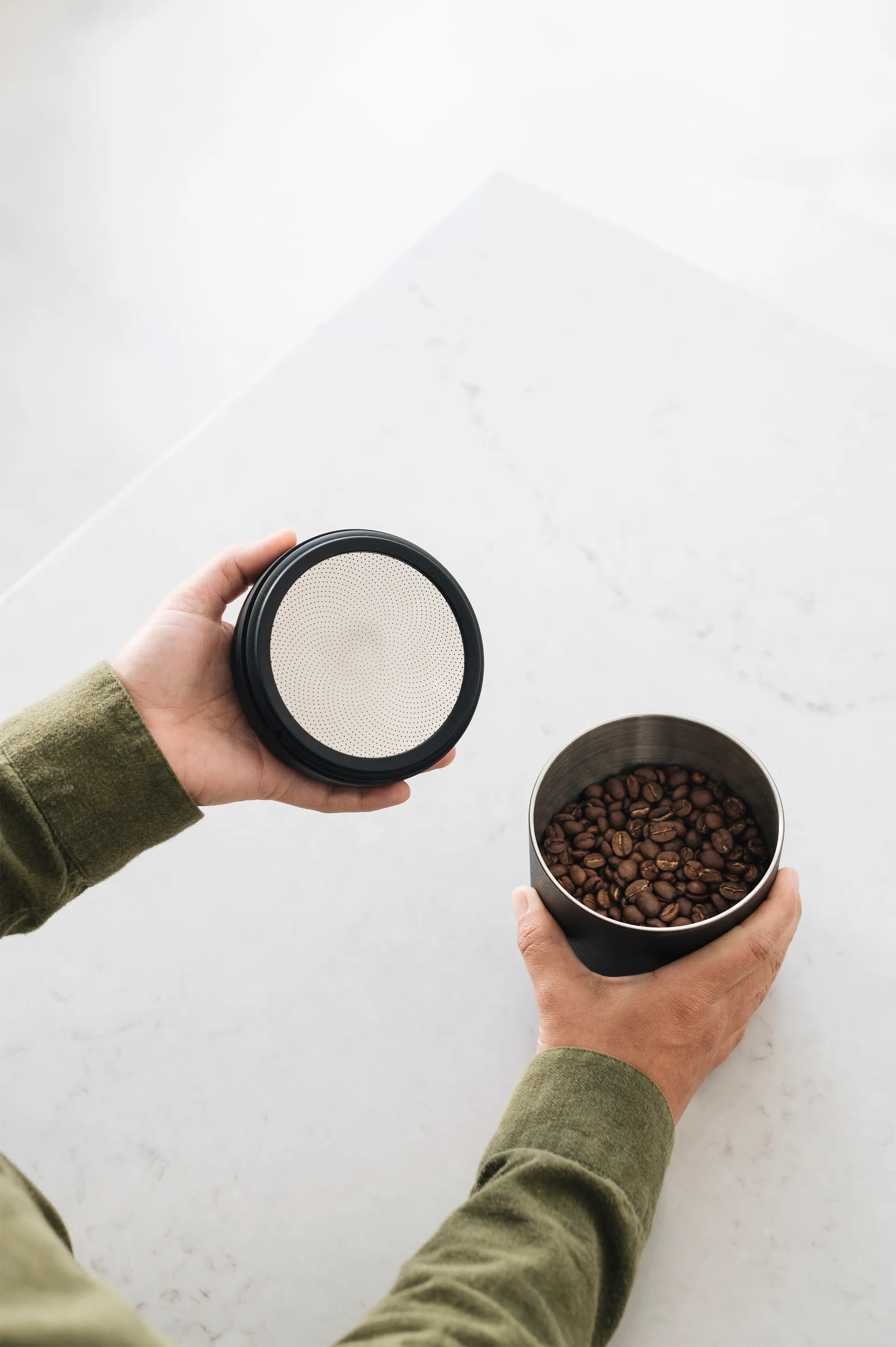 Atmos vacuümcontainer 0.7 L, Matte black Fellow