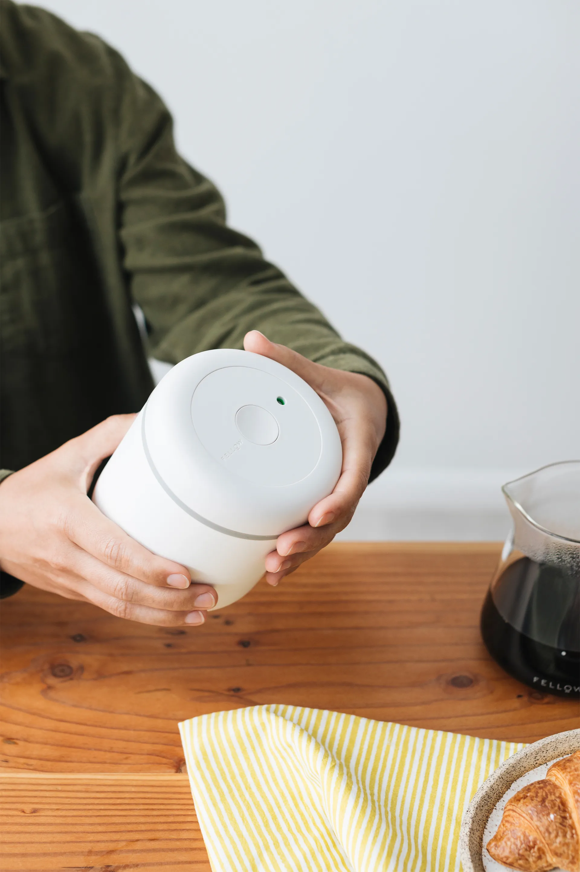 Atmos vacuümcontainer 0.7 L, White Fellow