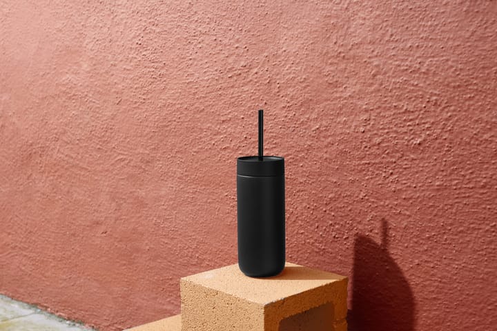 Carter Cold Mug thermosbeker 47 cl, Matte black Fellow