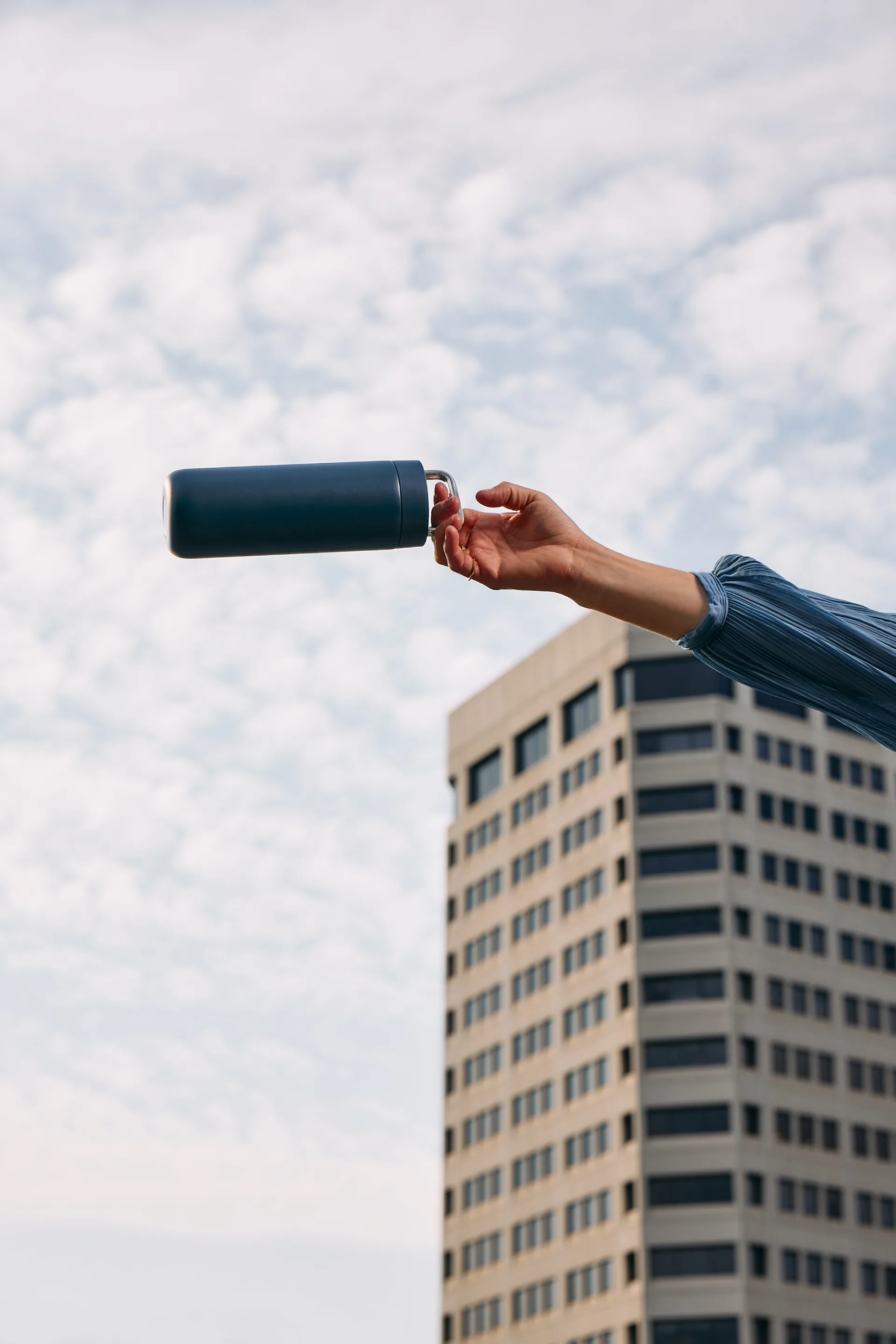 Carter Move thermosbeker 3-in-1 lock set, Stone blue Fellow