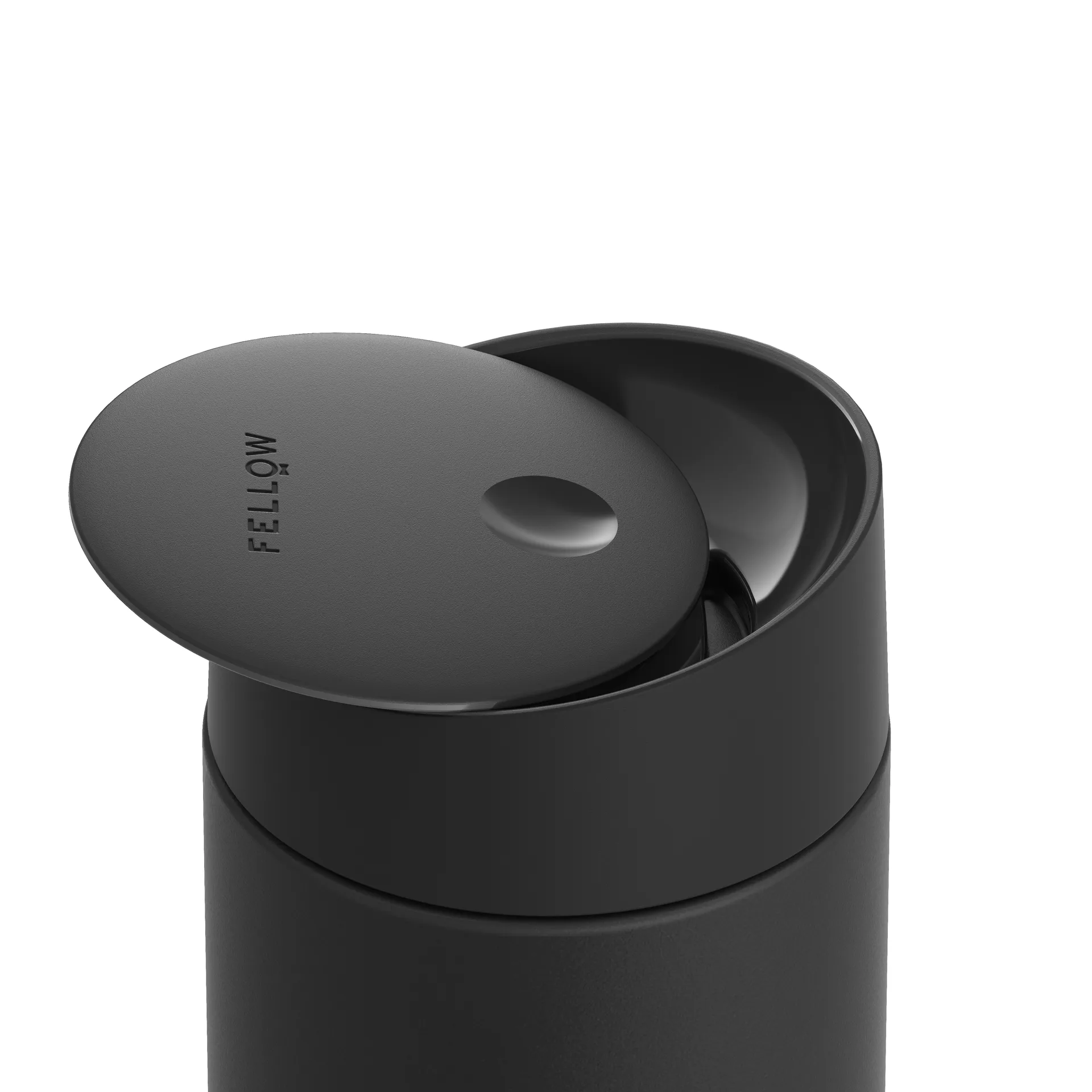 Carter thermobeker met slide lock 47 cl, Matte black Fellow