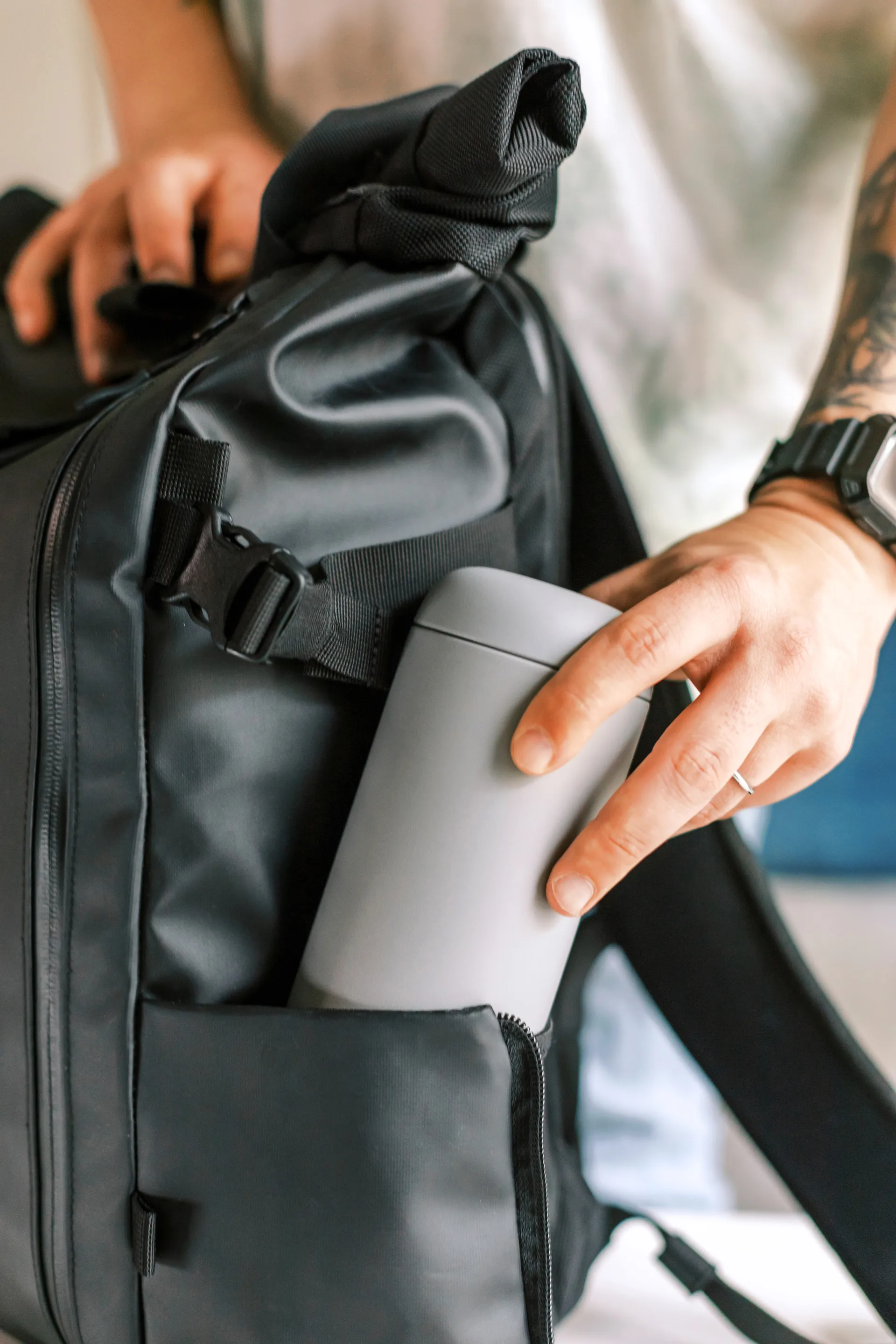 Carter thermosbeker met spatbescherming 47 cl, Matte grey Fellow