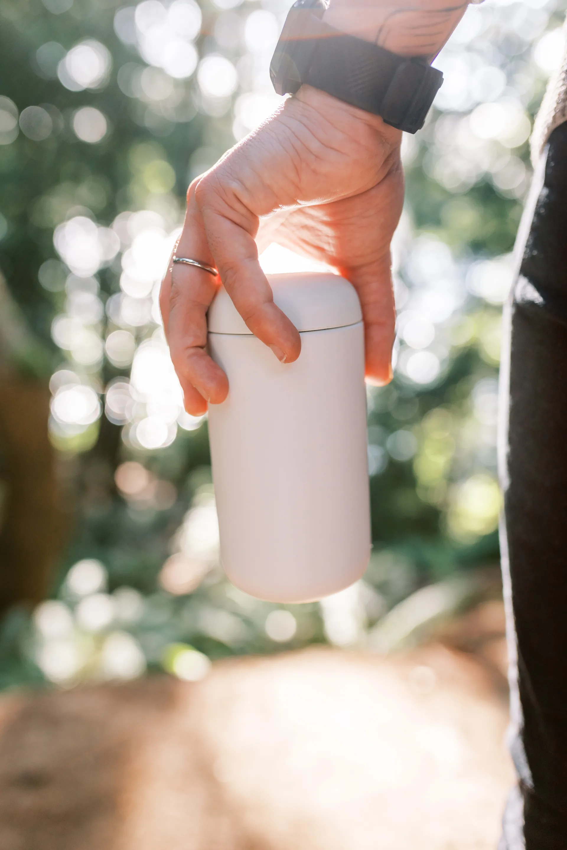 Carter thermosbeker met spatbescherming 47 cl, Matte white Fellow