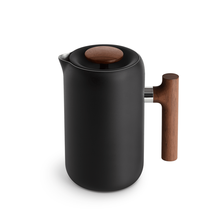 Clara koffiepers 70,9 cl, Matte black-walnut Fellow