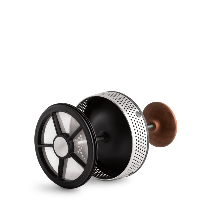 Clara koffiepers 70,9 cl, Matte black-walnut Fellow