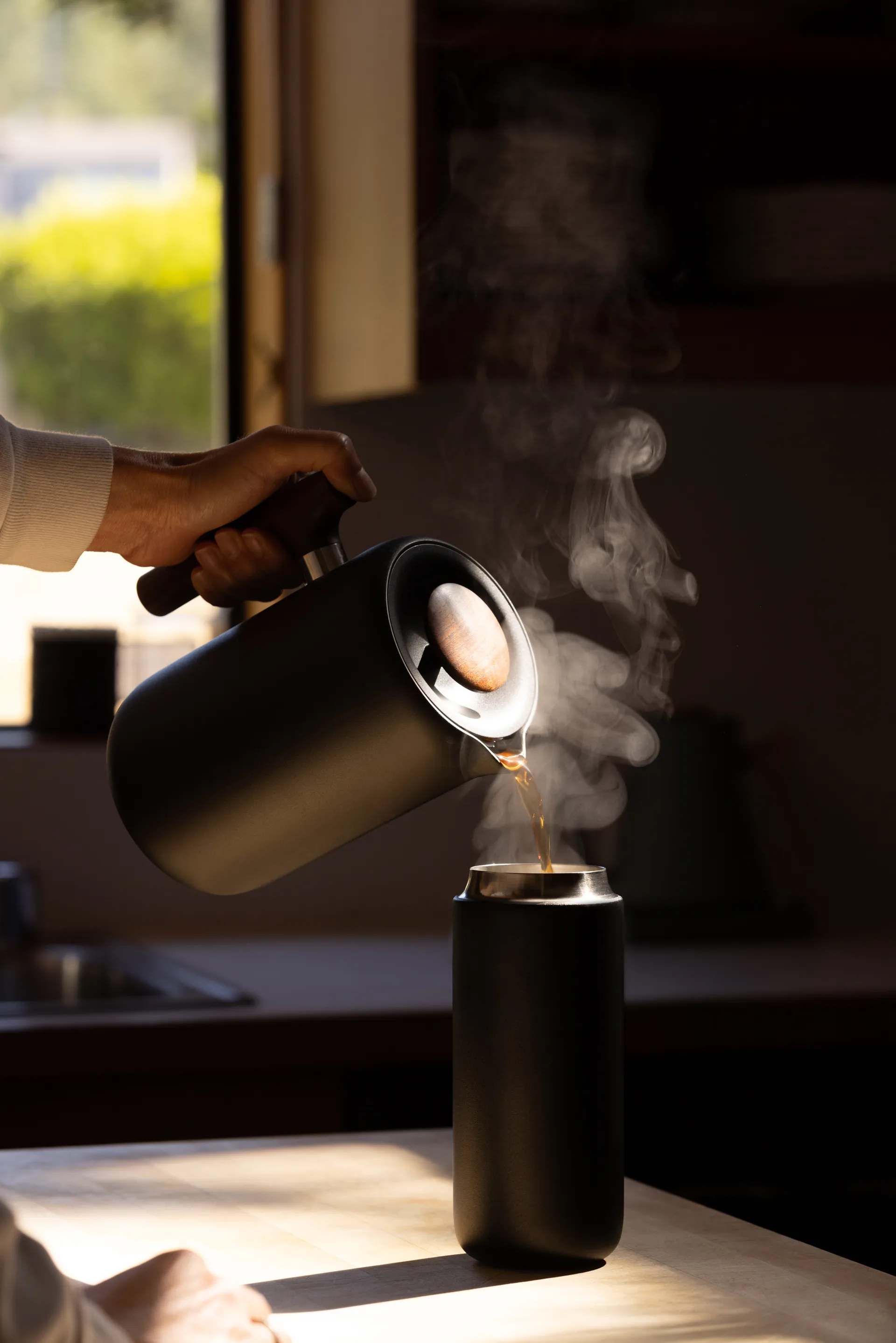 Clara koffiepers 70,9 cl, Matte black Fellow