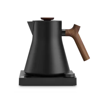 Corvo EKG Pro elektrische waterkoker 0.9 L - Matte black-walnut - Fellow