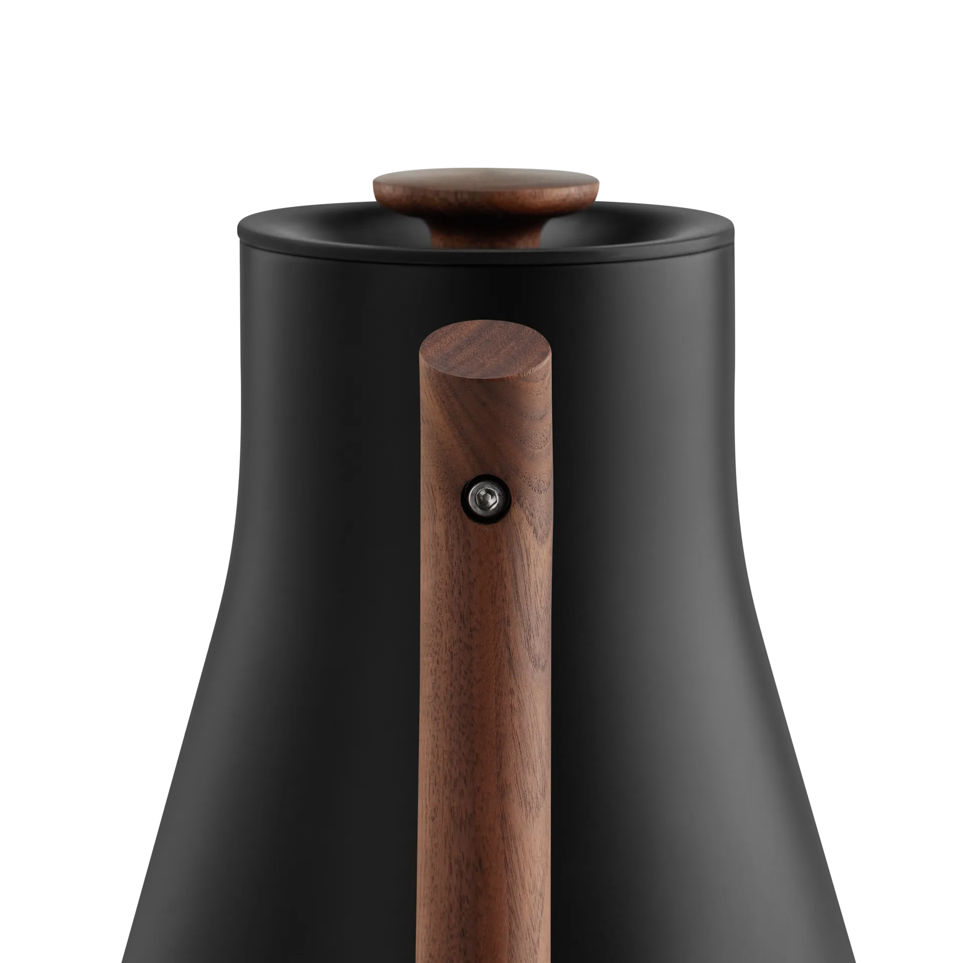 Corvo EKG waterkoker met variabele temperatuur 90 cl, Matte black-walnut Fellow