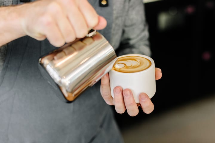 Monty Milk Arts cappuccinomok 19,2 cl, White Fellow