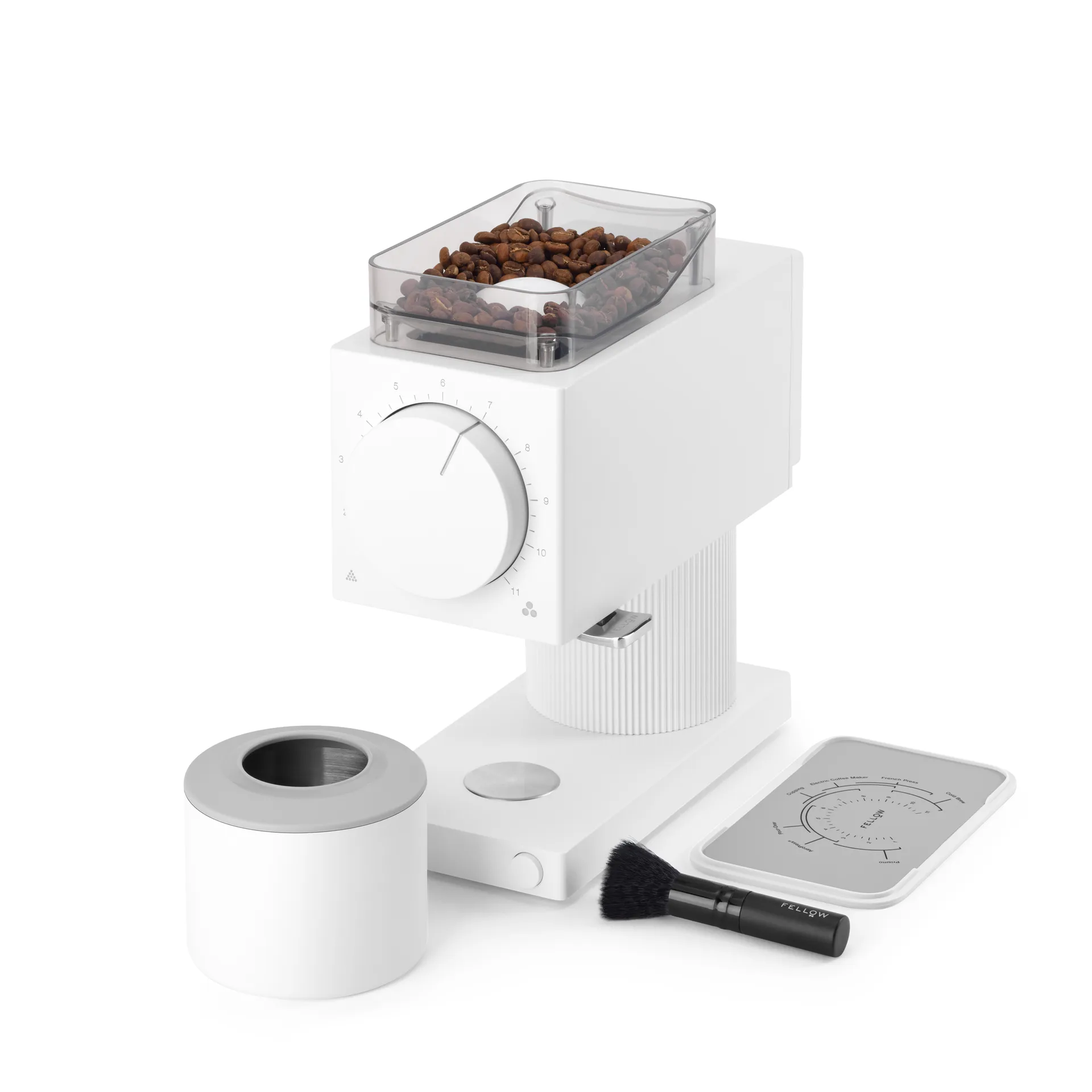 Ode koffiemolen gen 2, Matte white Fellow