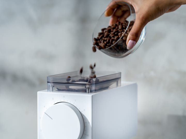 Ode koffiemolen gen 2, Matte white Fellow