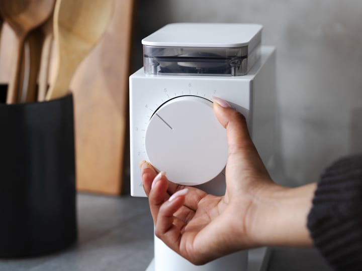 Ode koffiemolen gen 2, Matte white Fellow