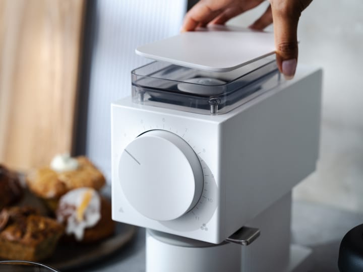 Ode koffiemolen gen 2, Matte white Fellow