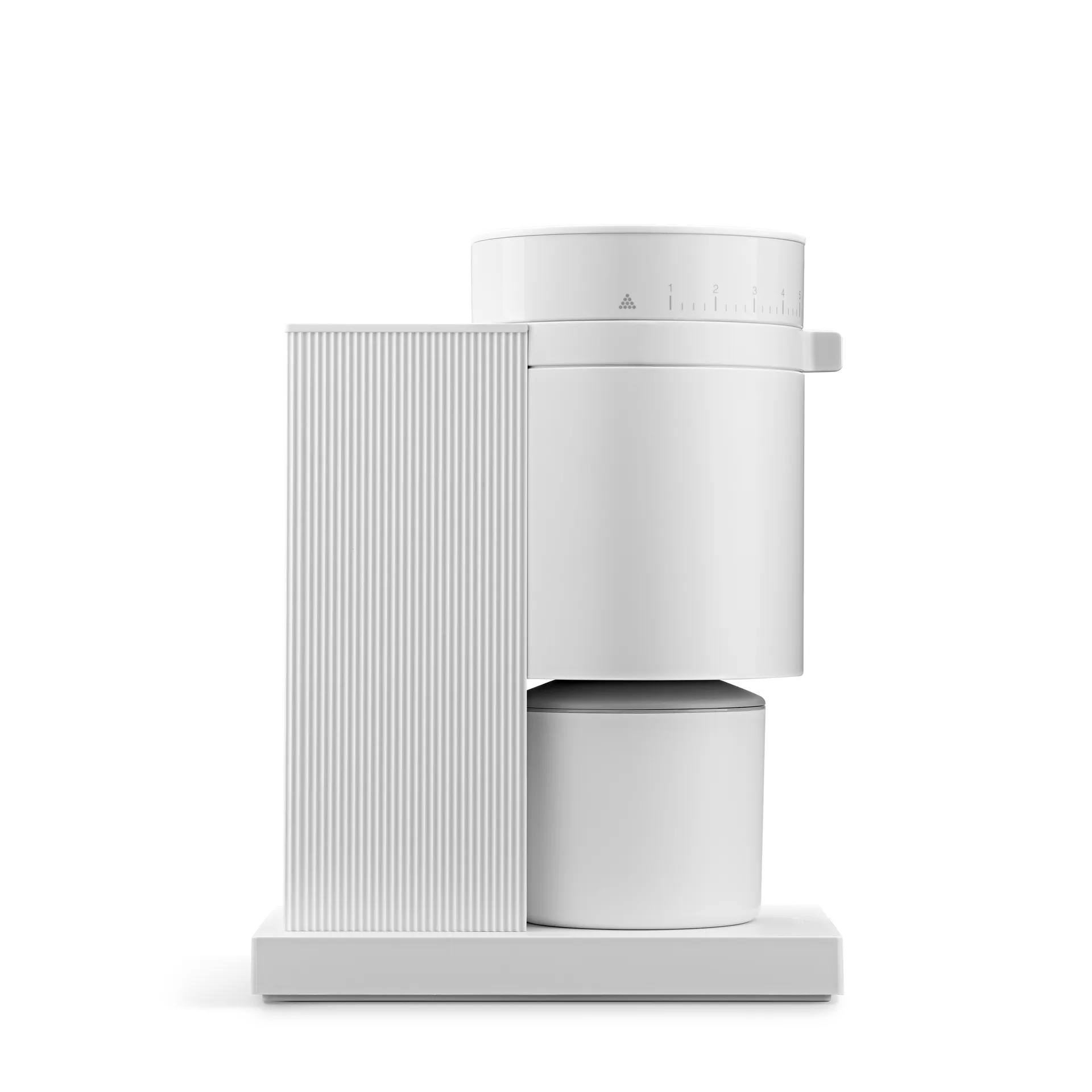 Opus Conical Burr elektrische koffiemolen, Matte white Fellow
