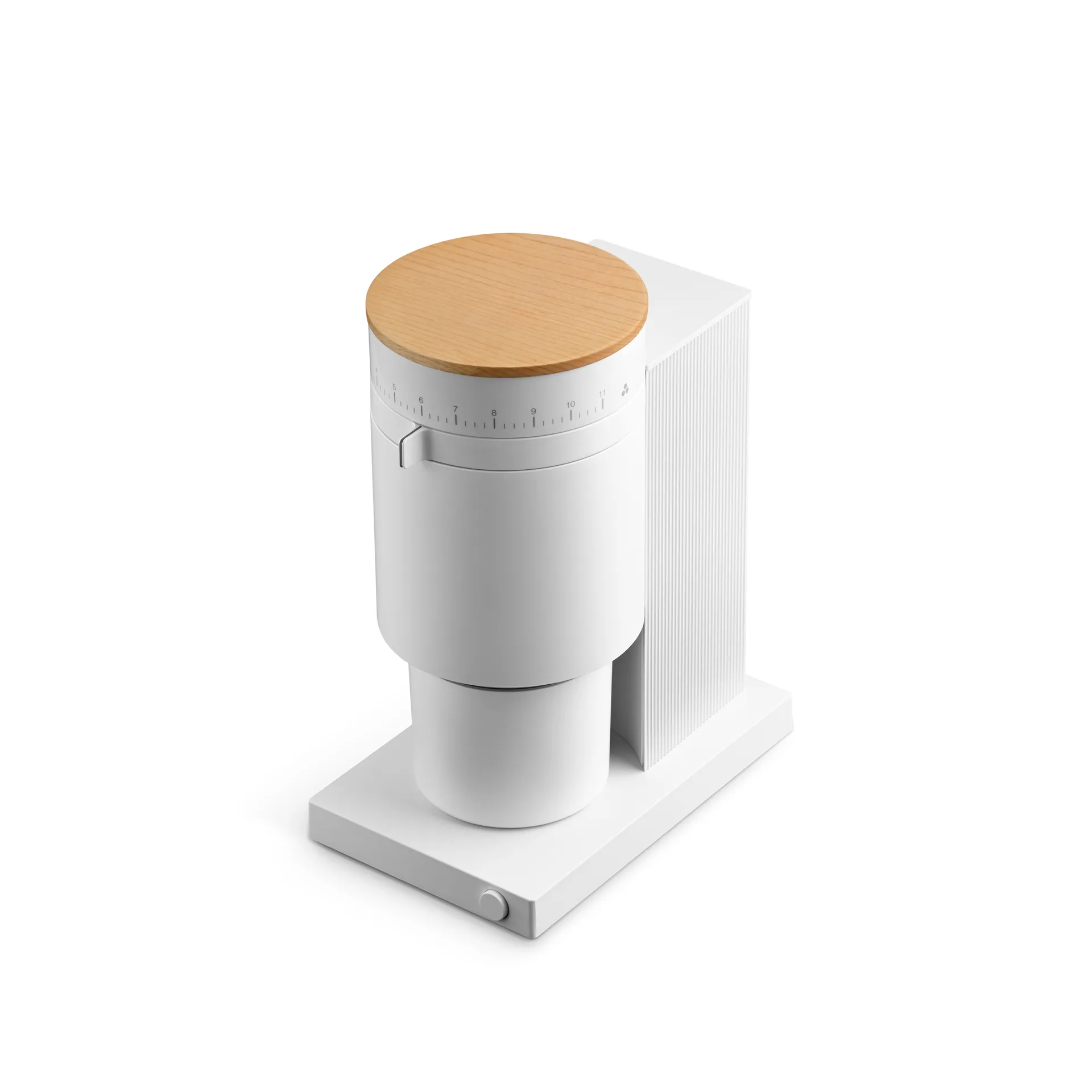 Opus Conical Burr elektrische koffiemolen, Matte white Fellow