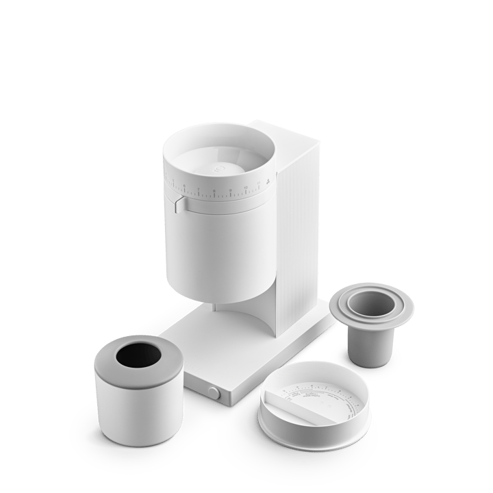 Opus Conical Burr elektrische koffiemolen, Matte white Fellow