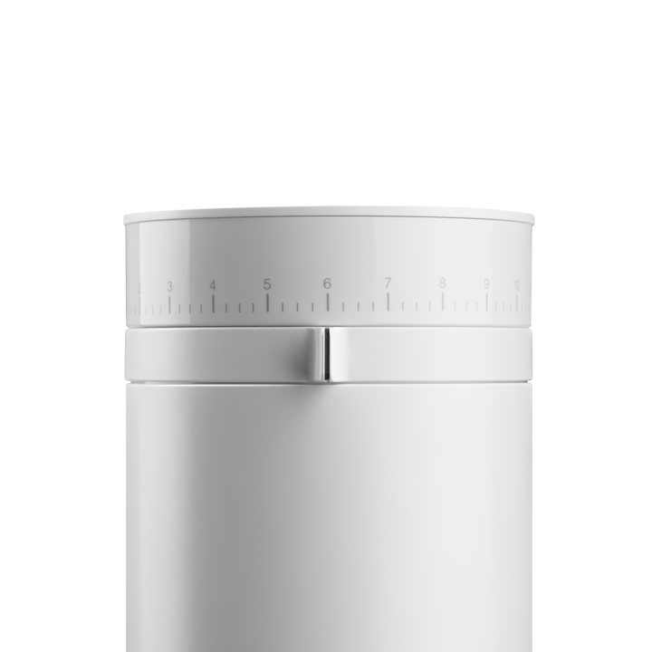 Opus Conical Burr elektrische koffiemolen, Matte white Fellow