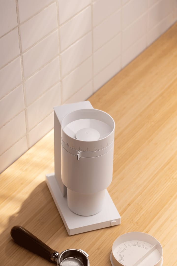 Opus Conical Burr elektrische koffiemolen, Matte white Fellow