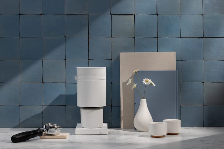 Opus Conical Burr elektrische koffiemolen, Matte white Fellow