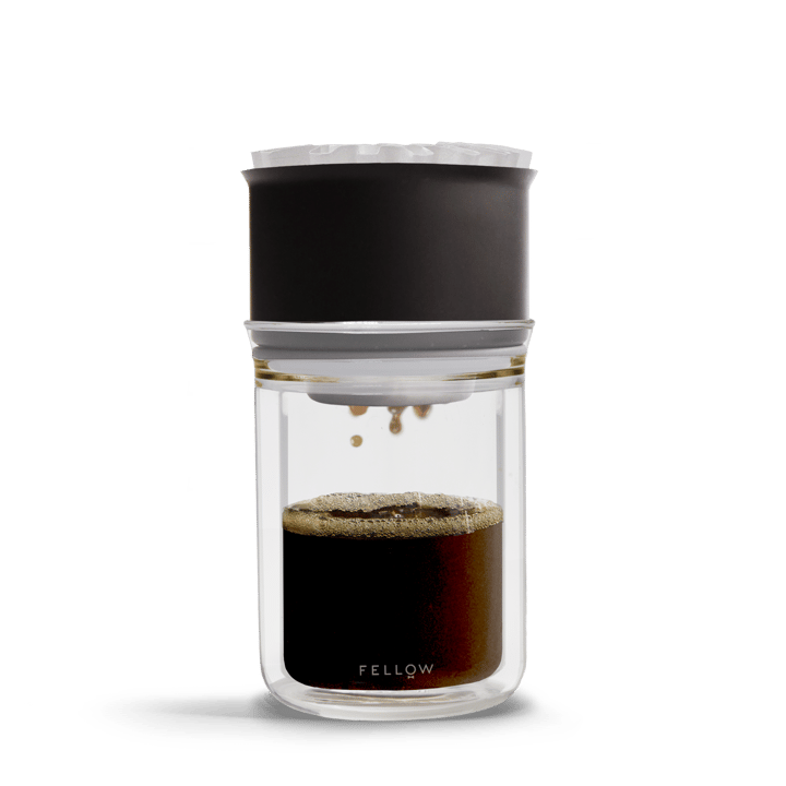 Stagg X pour-over dripper 2-pack, Matte black-clear glass Fellow