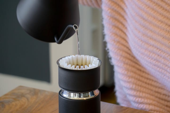 Stagg X pour-over dripper 2-pack, Matte black-clear glass Fellow