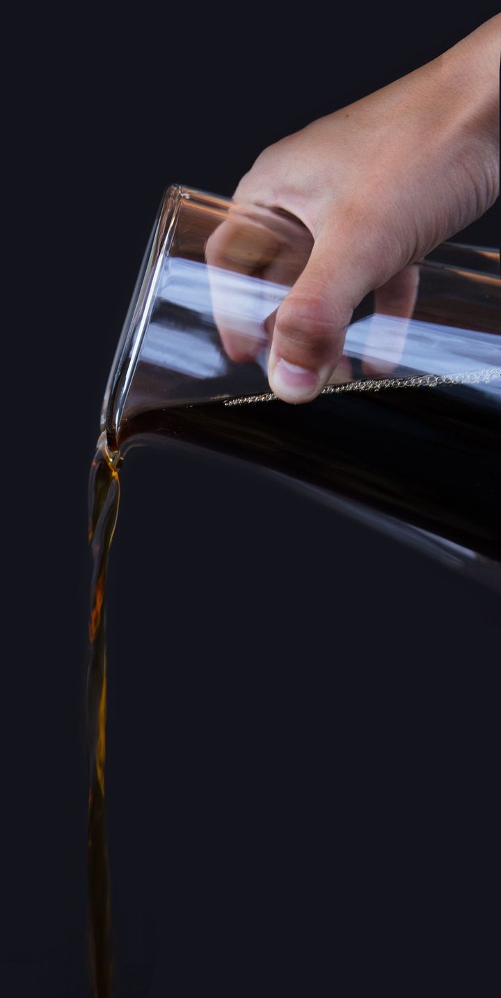 Stagg XF pour-over set, Matte black-clear glass Fellow