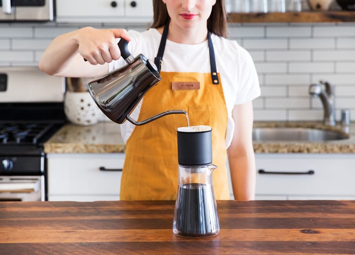 Stagg XF pour-over set, Matte black-clear glass Fellow