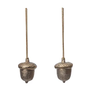 Acorn decoratiehanger 2-pack - Messing - Ferm Living