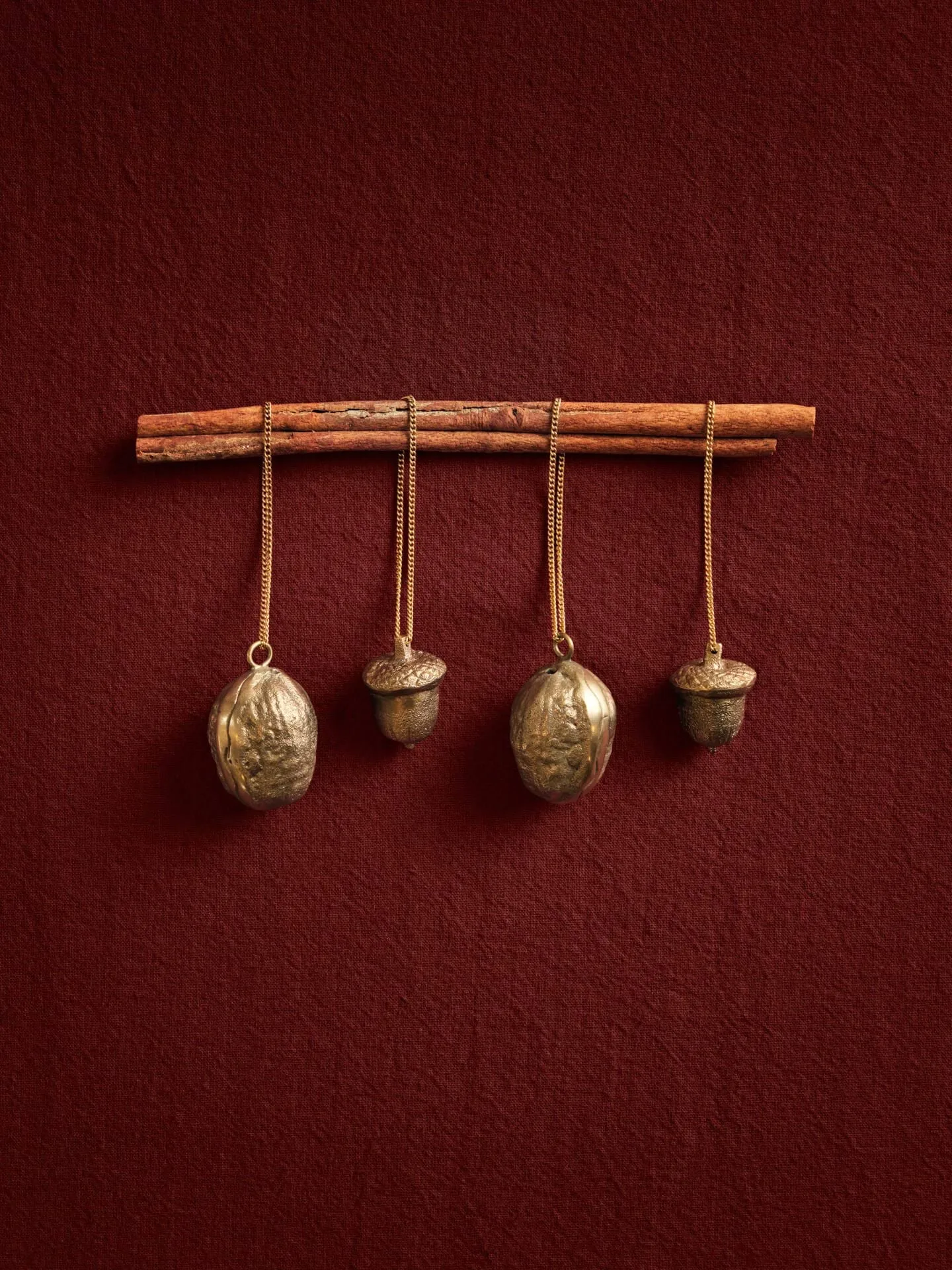 Acorn decoratiehanger 2-pack, Messing Ferm Living