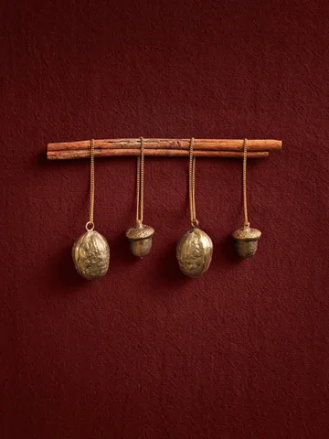 Acorn decoratiehanger 2-pack - Messing - Ferm Living