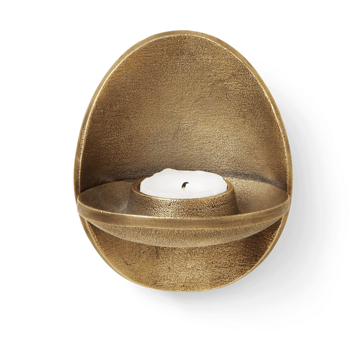 Agapé waxinelichtjeshouder wand, Brass finish Ferm Living