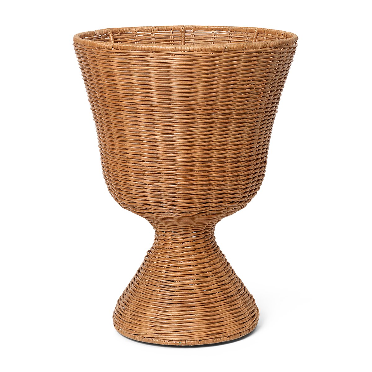 Ferm Living Agnes bloempothouder Low | Scandinavisch Interieur | Bloempotten | Bruin