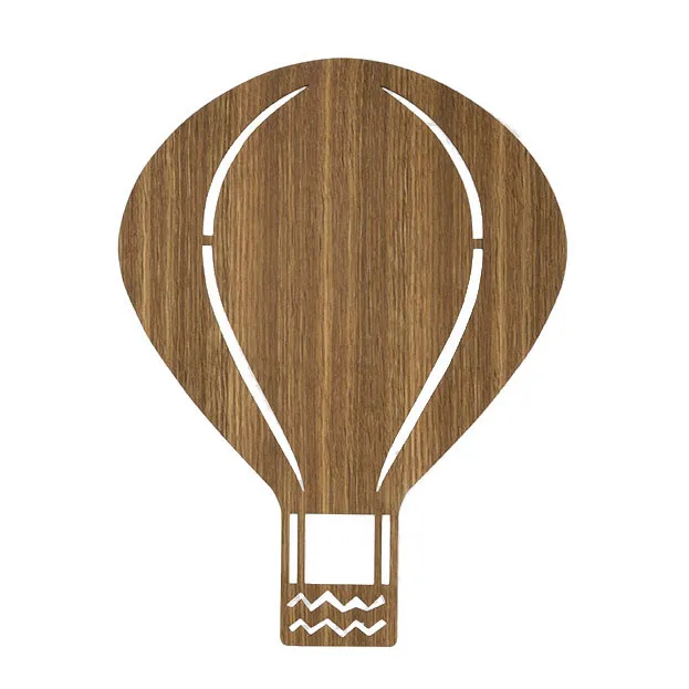 Air balloon lamp, Gerookt eikenhout Ferm Living