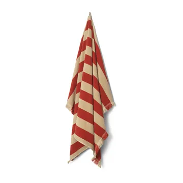 Alee badlaken 100x150 cm - Light Camel-Red - Ferm Living