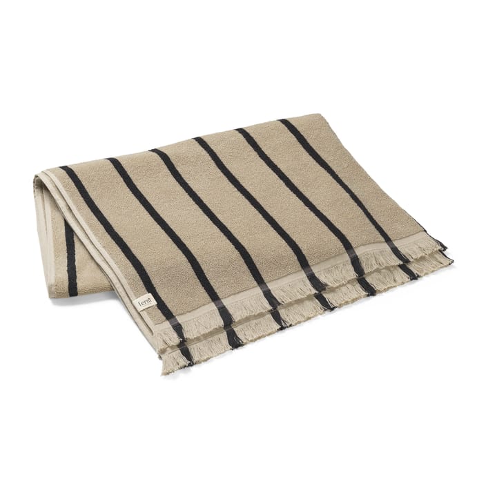 Alee badlaken 100x150 cm, Sand-Black Ferm Living