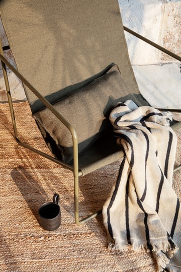 Alee handdoek 70x140 cm - Sand-black - Ferm Living