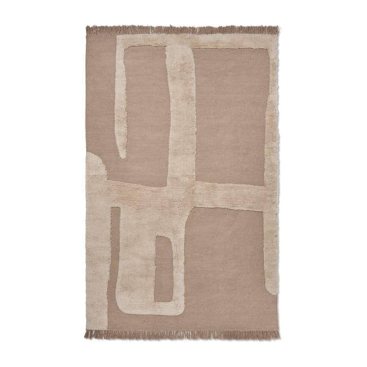 Alley wollen vloerkleed L 160x250 cm - Natural - Ferm LIVING