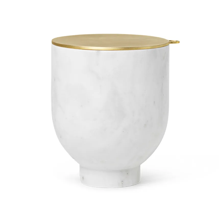 Alza ijsemmer, Wit marmer Ferm Living
